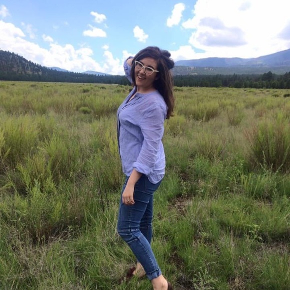 JCREW tunic top popover - Picture 2 of 4